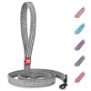 Recycled Cotton Dog Leash 1in x 6 Ft  Eco Friendly Collar for Small Medium & Large Dogs Reflective Dog Leash Strong Leashes for Large Breed Dogs Puppy