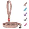 Recycled Cotton Dog Leash 10 Ft Eco Friendly Collar for Small Medium Large Dogs Reflective Dog Leash Strong Leashes for Large Breed Dogs Puppy Leash