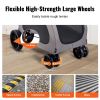 VEVOR Pet Stroller, 4 Wheels Dog Stroller with Brakes, 160lbs Weight Capacity