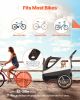 VEVOR Dog Bike Trailer, Supports up to 100 lbs, 2-in-1 Pet Stroller Cart Bicycle Carrier for Small & Large Dogs