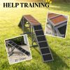 Dog agility equipment ramp, dog track, gray