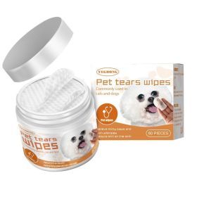 Yegbong Pet Wipes Clean, Dogs And Cats Tear Stains Eye Cleaning Wipe Eye Dirt Cotton Pad (Option: 2PCS)