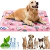120*70cm Dog Cooling Mat, 2026 New Summer Pet Mats, Portable Pet Cooling Pad for Travel, Washable Gel Coolings Mat for Dogs and Cats Indoor Outdoor