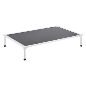 VEVOR Elevated Dog Bed for Large Dogs, Portable Raised Dog Cot with Aluminum Tube Metal Frame and Breathable Textilene Mesh (Default: Default)