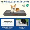 Outdoor Inflatable Dog Bed for Small Dogs, Winter Outdoor Travel Dogs Met with Removeable Cover