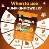 Pumpkin Powder for Dogs Digestive Support Fiber Supplement for Constipation For Gut Balance Healthy Skin Digestion Anal Glands Firm Stool Poop A